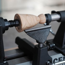 BMWOOD Integrated 4" Tool Rest with 5/8"(16mm) Post with Length 80mm for WoodTurning Lathes.