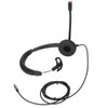 Telephone Headset Monaural Customer Service Headphones with Mic for Call