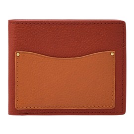 Fossil Anderson Bifold Orange Multi, Orange Multi, Fashionable