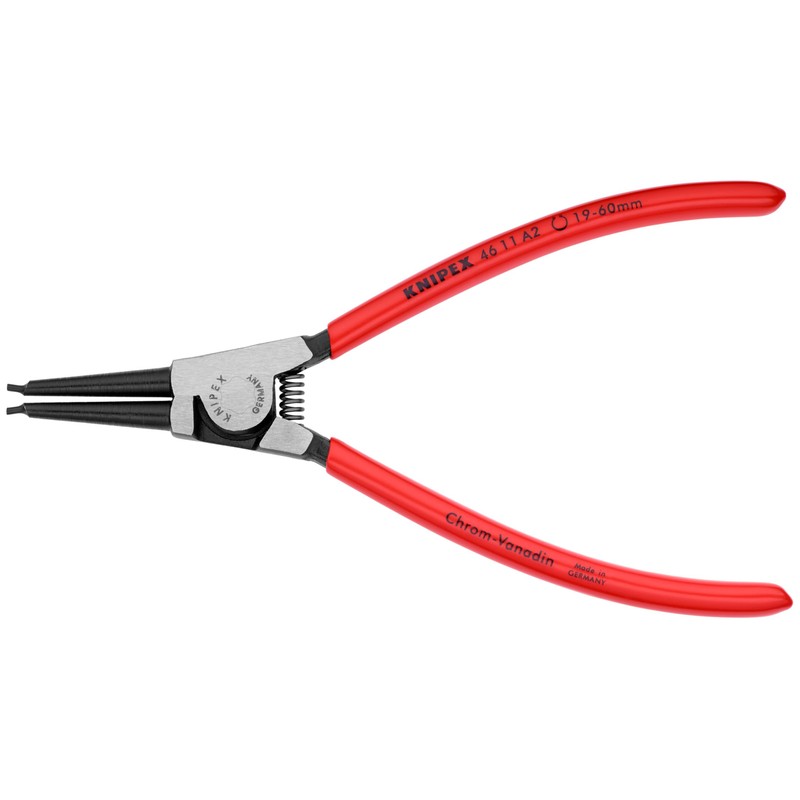 KNIPEX Tools - 2 Piece Circlip Pliers Set (9K008018US), Red