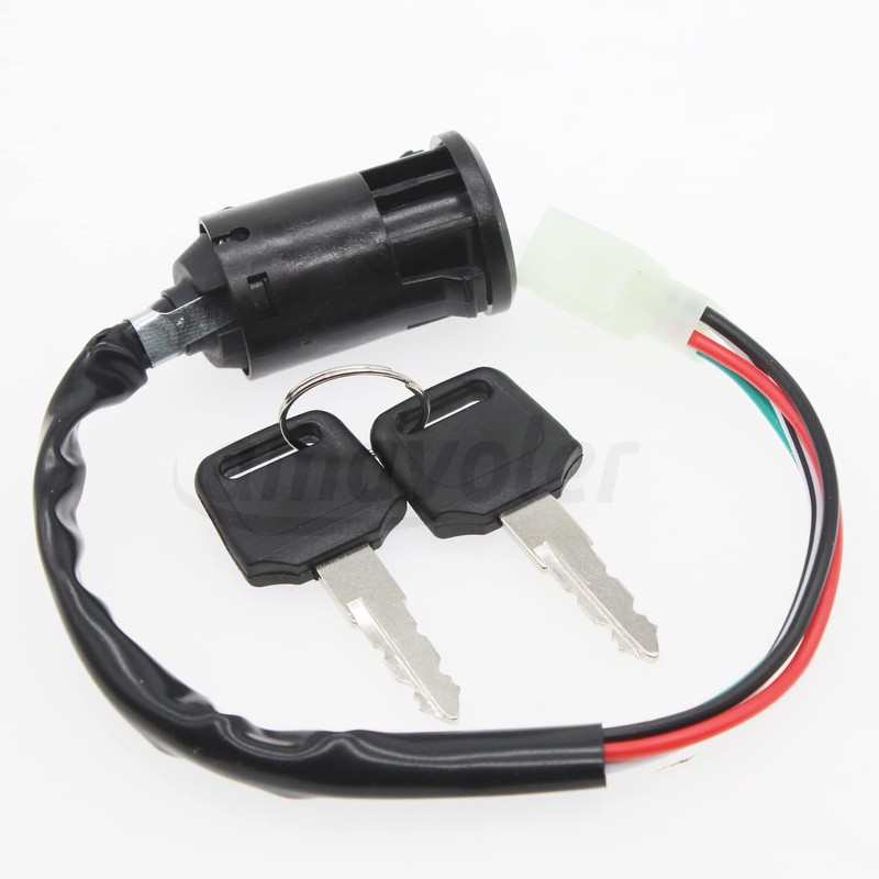 4 Pin and 4 Wire Ignition Key Switch Fit for