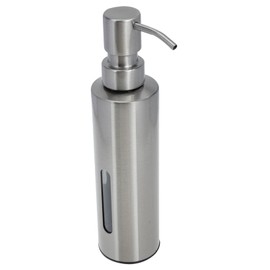 MAGICLULU Stainless Steel Travel Lotion Dispenser -Type Bottle for Hand Soap and Shampoo Reusable Empty Container for Frequent Travelers Simple and Decorative Design