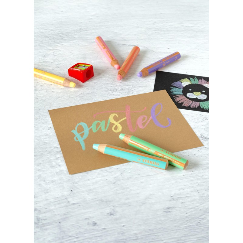 STABILO Multi-Talented Pencil woody 3 in 1 - Pack of