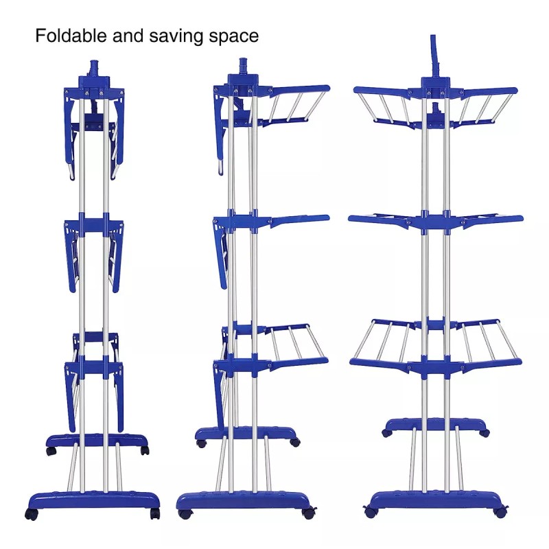 CL Tendedero Plegable De Ropa Retractil Reforzado Para Interior
