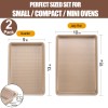 JOHO BAKING Heavy Duty Jelly Roll / Quarter Sheet Pans