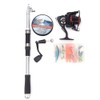 Portable Fishing Pole Set Telescopic Fishing Rod Reel Combos Kit