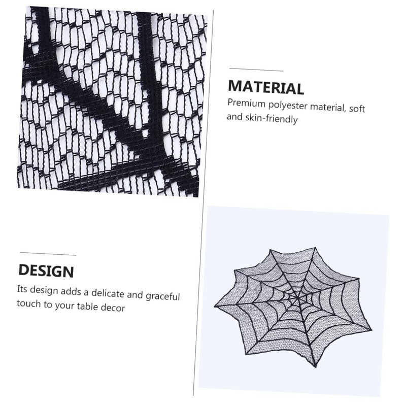 COLLBATH 2pcs Home Table Cloth Tablecloths Set Non-Slip Heat-Resistant Skin-Friendly