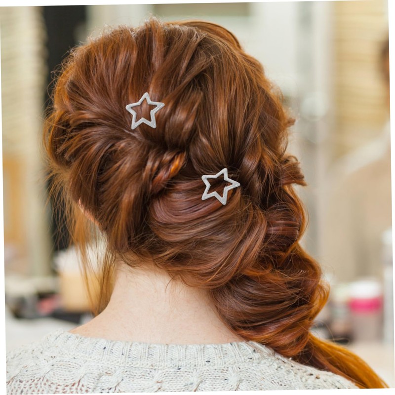 Healvian 20pcs Star Hair Clips for Women Cute Snap Barrettes