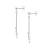 Elli Geo Basic Women's Earrings Chain Circle Bar in 925