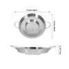 BESTonZON Concord Stainless Steel Comal Frying Bowl Cookware (19.6"), Mexican
