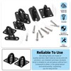 GLARKS 36pcs M8 Stainless Steel Pad Eye Plate Hook Kit,