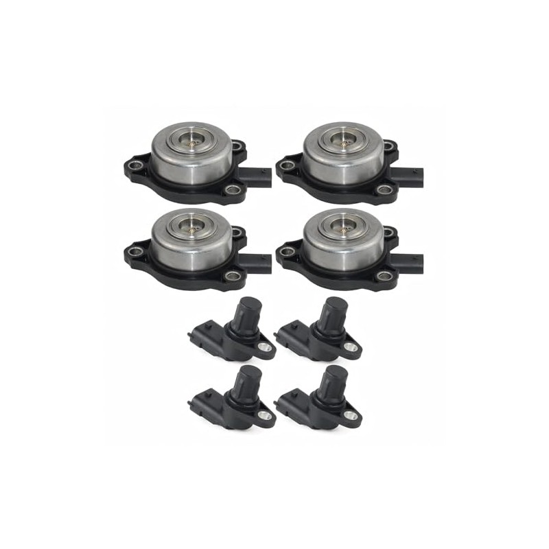 REVO 4PCS Camshaft Position Sensors + Camshaft Adjuster Magnets Kit