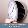 Wall Clock Hidden Safe Secret Safes Container Box for Money