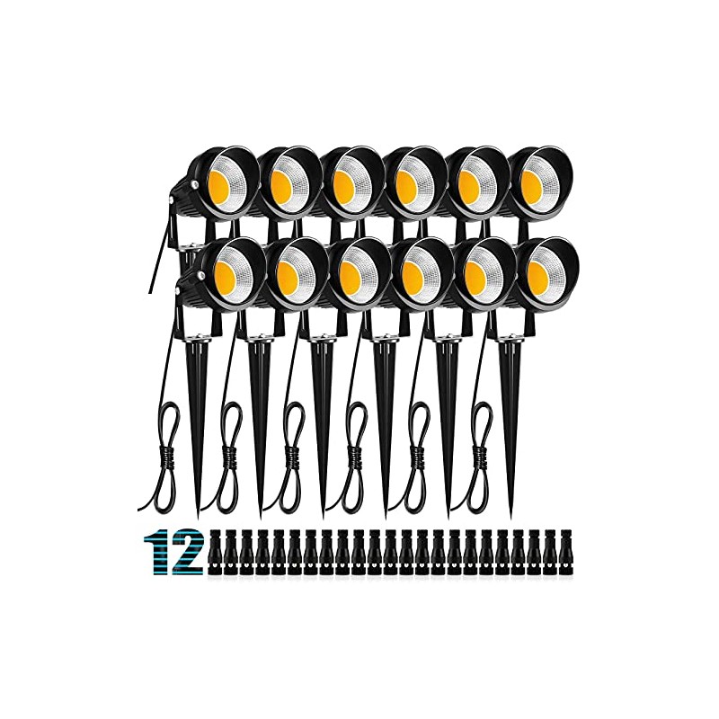 ZUCKEO 10W Landscape Lighting Low Voltage LED Landscape Lights, IP66