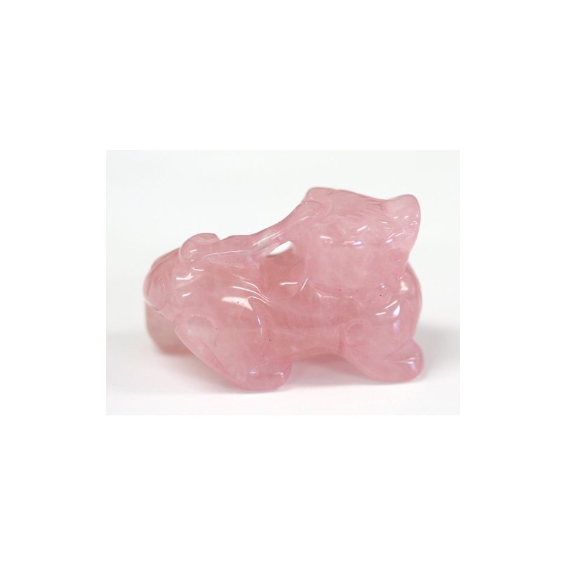 [Stone Distribution Center] [Sculpture Figurine] Ya'az Rose Quartz Natural Stone