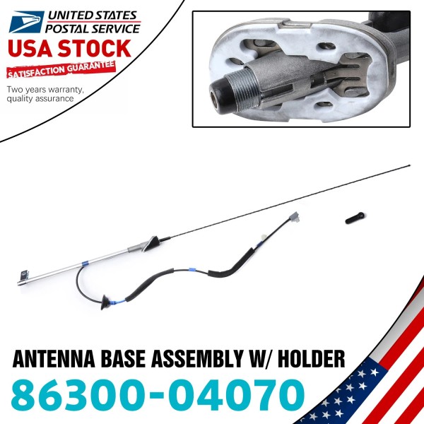 MODIGT New Radio Antenna Kit Base Assembly 86300-04070 Fit For
