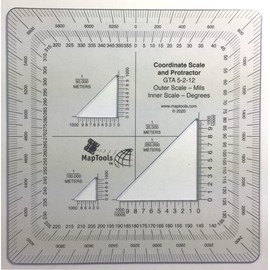 MapTools Military Style UTM/MGRS Coordinate Scale
