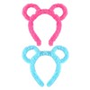 2 Pieces Bear Ear Headbands, Cute Plush, Creative Cartoon Face
