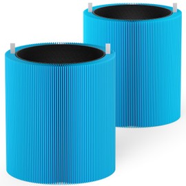 Mbetter 2 Pack Blue Pure 311i+ Max AllergenBlock Filter Compatible with Blue Pure 311i+ Max, Activated Carbon Filters