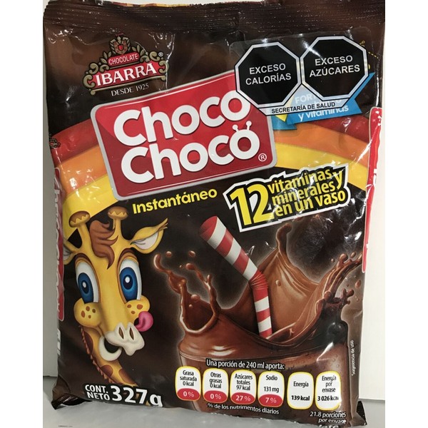 2-Pk Chocolate Ibarra Choco Chocó Instantaneo 327g/11.5oz Chocolate Drink Mix