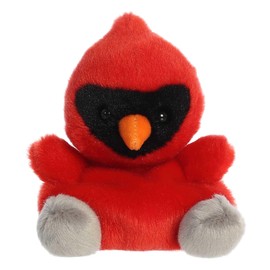 Aurora® Festive Palm Pals™ Louis Cardinal Stuffed Animal - Pocket-Sized Play - Collectable Fun - Red 5 Inches