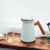 HARIO S-STP-600-W Stainless Thermal Pot, Storage Capacity, 20.3 fl oz