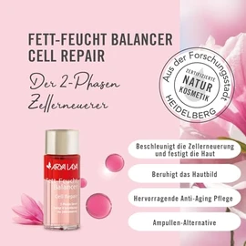 ARYA LAYA Fat Moist Balancer Cell Repair, 50 ml - 2-Phase Energy Serum for Many Skin Types, Ampoules Alternative with Anti-Ageing Effect, Soothing, Also Ideal for Rosacea