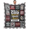 Stbyiz Christian Gifts for Men Blanket 60" X 50", Man