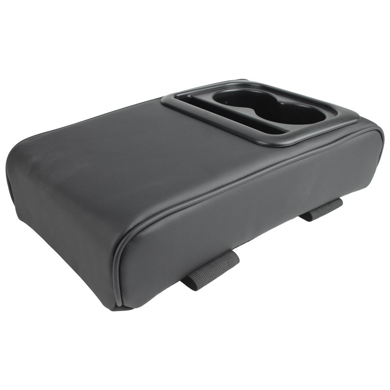 CARBBIA Memory Foam Car Armrest Cushion with Cup Holder Fits