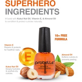 Probelle Aceite de Nuez de Kukui para Cutículas - Hidratación y Crecimiento