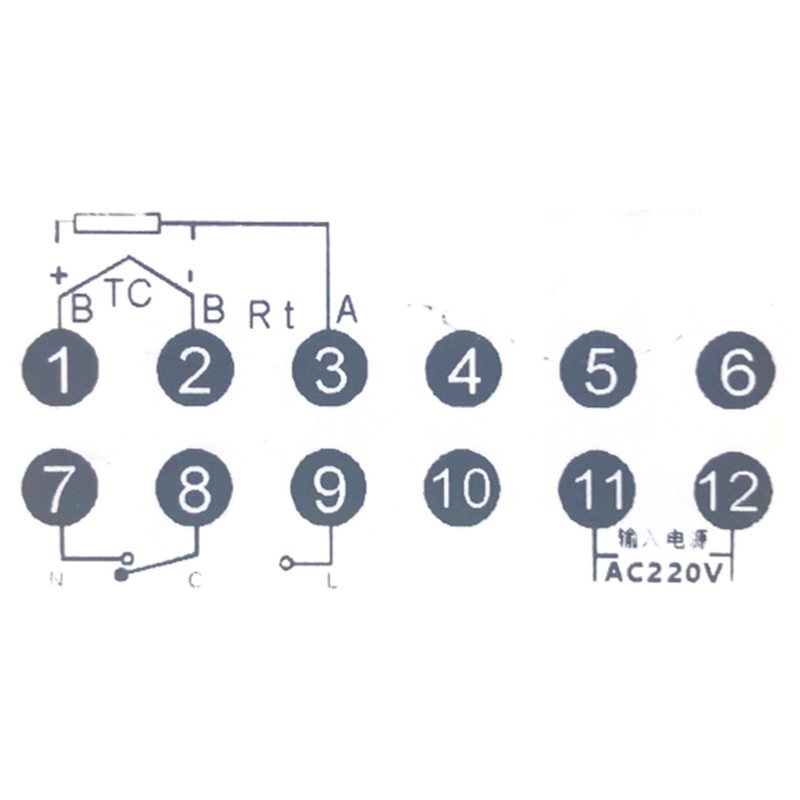 AC E Type Adjustable Temperature Controller LCD Digital Thermostat 0‑399℃