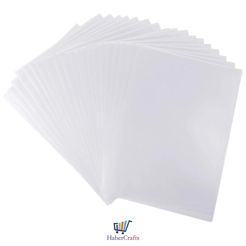 Plastic Wallets A4 Top and Side Opening File Heavy Duty