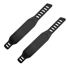Pedal Strap, Foot Straps for Exercise Bikes, Universal Bicycle Pedal Straps, Heavy Duty Adjustable Length Pedal Straps for Stationary Bicycles, Suitable for Most Exercise Bikes (Pack of 2)