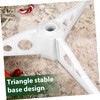 BESPORTBLE Christmas Tree Stand: White Plastic Christmas Tree Legs, Christmas