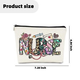 Nurse Graduation Gift for Nurse Female Nursing Student Makeup Bag Gifts for Women Nurses Thank You Gifts to Nursing Staff Appreciation Gifts to Women Nurses Accessories