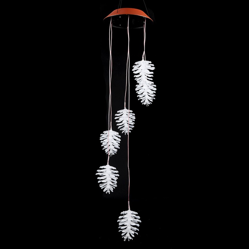 Pine Cones Style Solar Power Sensor LED Light Outdoor Colorful