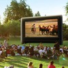 GYUEM 18 feet Inflatable Outdoor Projector Movie Screen - Package