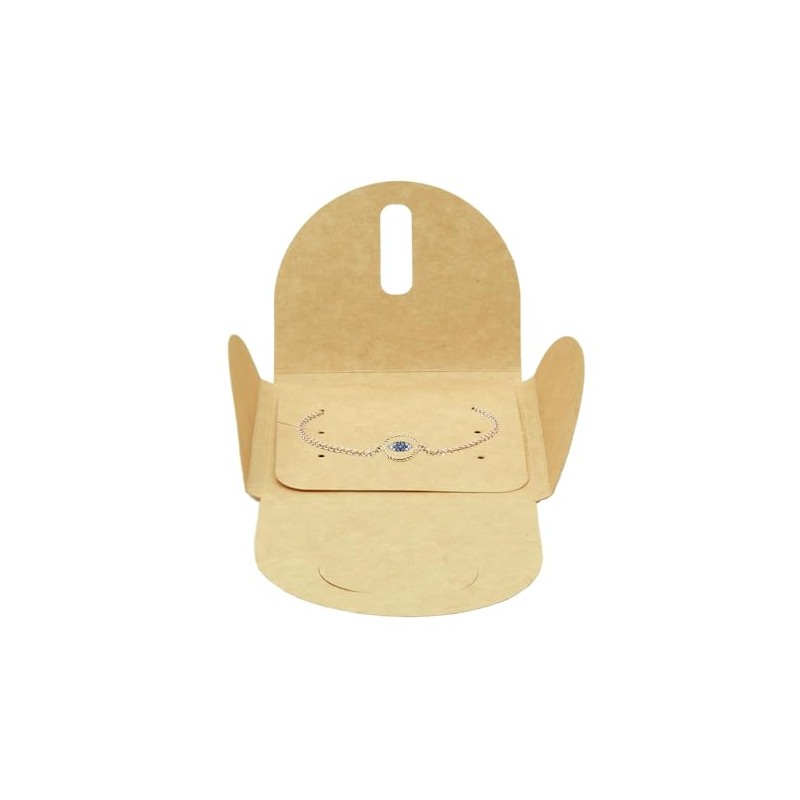 Caja Para Joyeria (Pulsera). 8x8x0.5 cm. 50 Piezas (kraft)