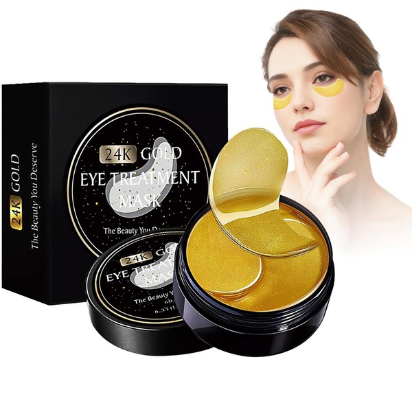 60 pieces eye pads, eye pads against dark circles, hyaluronic