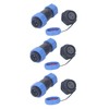 3 Pcs SP21 Aviation Connector 2 Pin IP68 Waterproof Rear