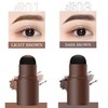 Eyebrow Stamp Stencil Kit, Waterproof Eye Brow Stamp Powder and