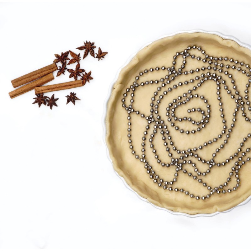 RSVP International Endurance Kitchen Collection, Pastry Baking Accessories, Beaded Chain,