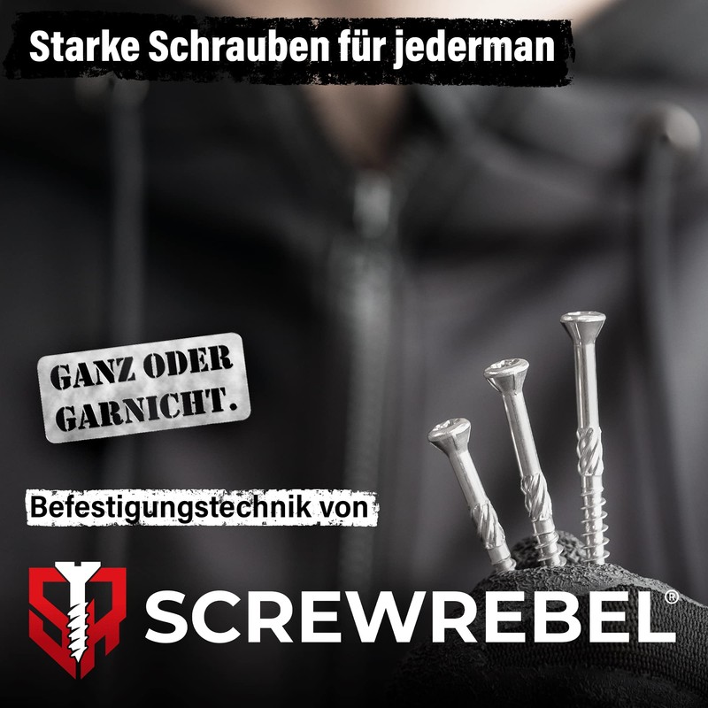 SCREW REBEL Decking Screws ST-FIX Stainless Steel A4 5.0 x