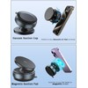 Upgraded Vacuum Magnetic Suction Phone Mount, Magnetic Car Phone Holder,