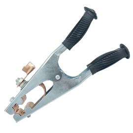 Hwtcjx Earth Clamp, Ground Clamp, Ground Clamp Welding Machine with Leather Case, Made of Iron + Brass, Strong and Durable, Professional Welding Equipment for Most Welding Machines (800A)