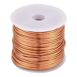 BENECREAT 16 Gague 32.8ft Tarnish Resistant Copper Wire, Copper Jewelry Craft Wire for Jewelry Beading, Wrapping, Sculpturing, Floral and Gardening