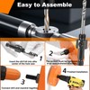 Hole Saw Arbor for 14mm-30mm Hole Saws, Compatible with Starrett,