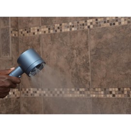 Venteo Shower Duschkopf – 5 verschiedene Strahlarten – erhältlich in 2 Farben – Universalaufsatz – Filter