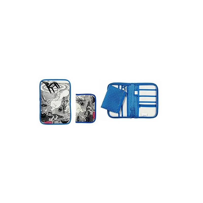 Marushin Moomin 0430170000 Mother and Child Notebook Case, Water Life