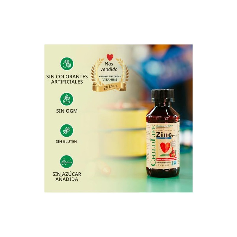 ChildLife Essentials | Zinc Plus® 4 Fluid Ounces (118 mL)